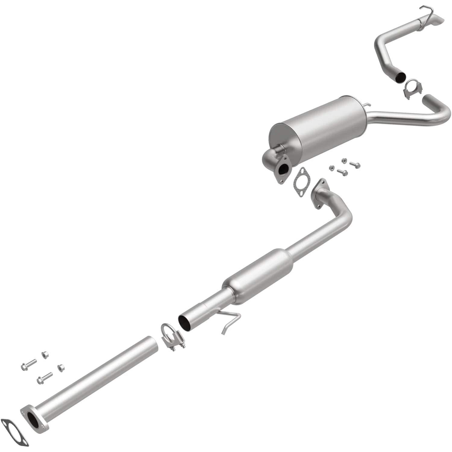 2007-2012 Hyundai Elantra Direct-Fit Replacement Exhaust System 106-0798